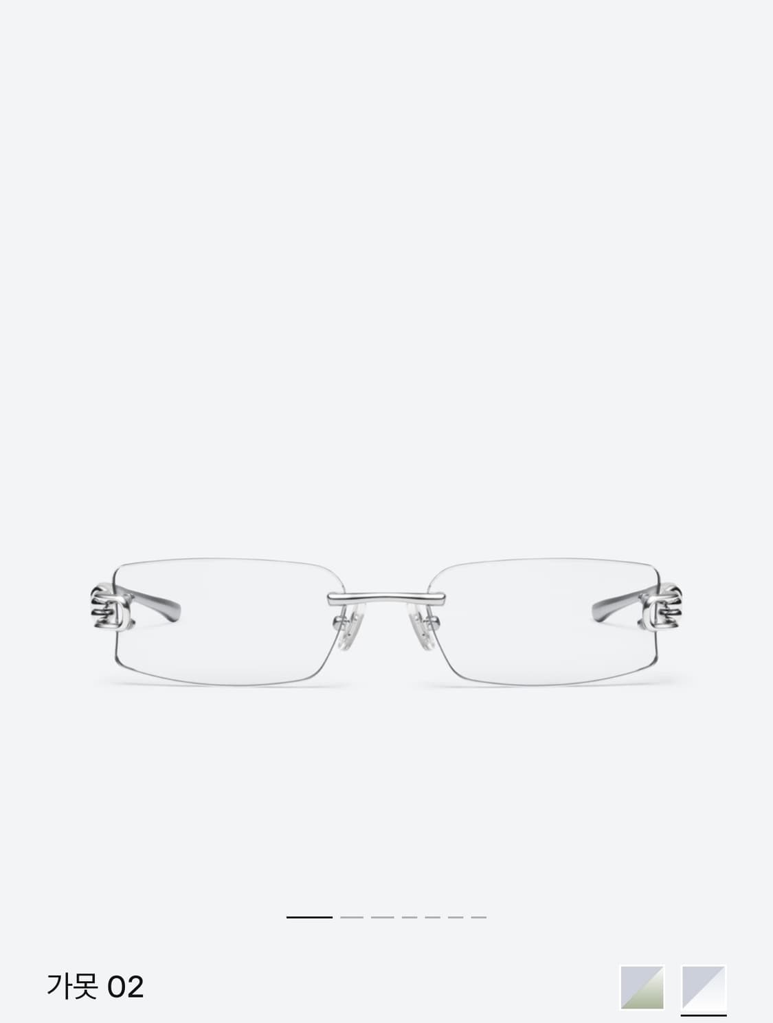 젠틀몬스터 가못 02 무테안경 상품이미지2