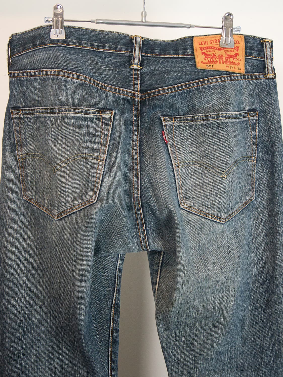 Levis (리바이스) 501 스트레이트 데님 팬츠 상품이미지9