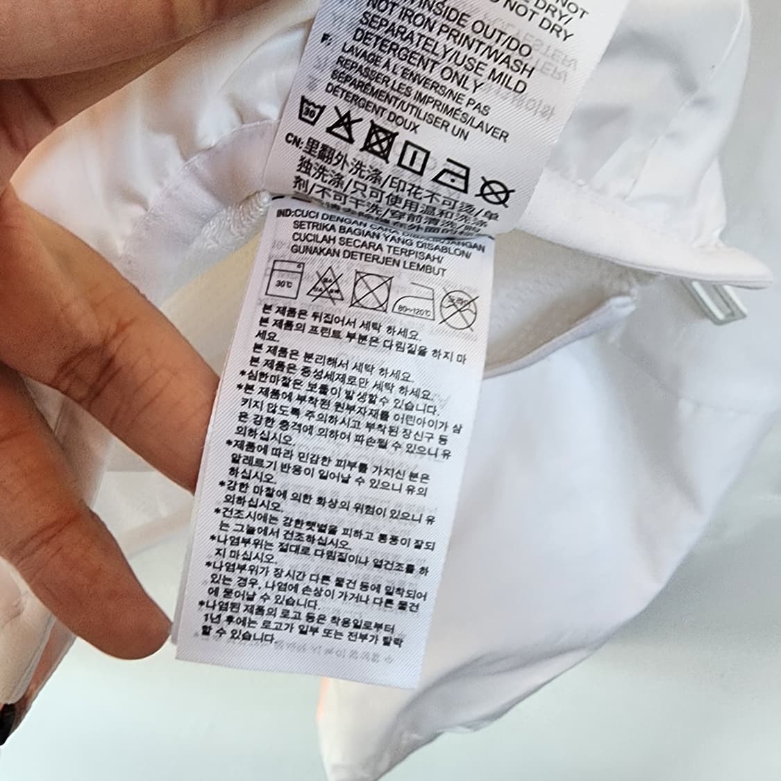 아디다스 아동 화이트 캐릭터 바람막이 상품이미지7