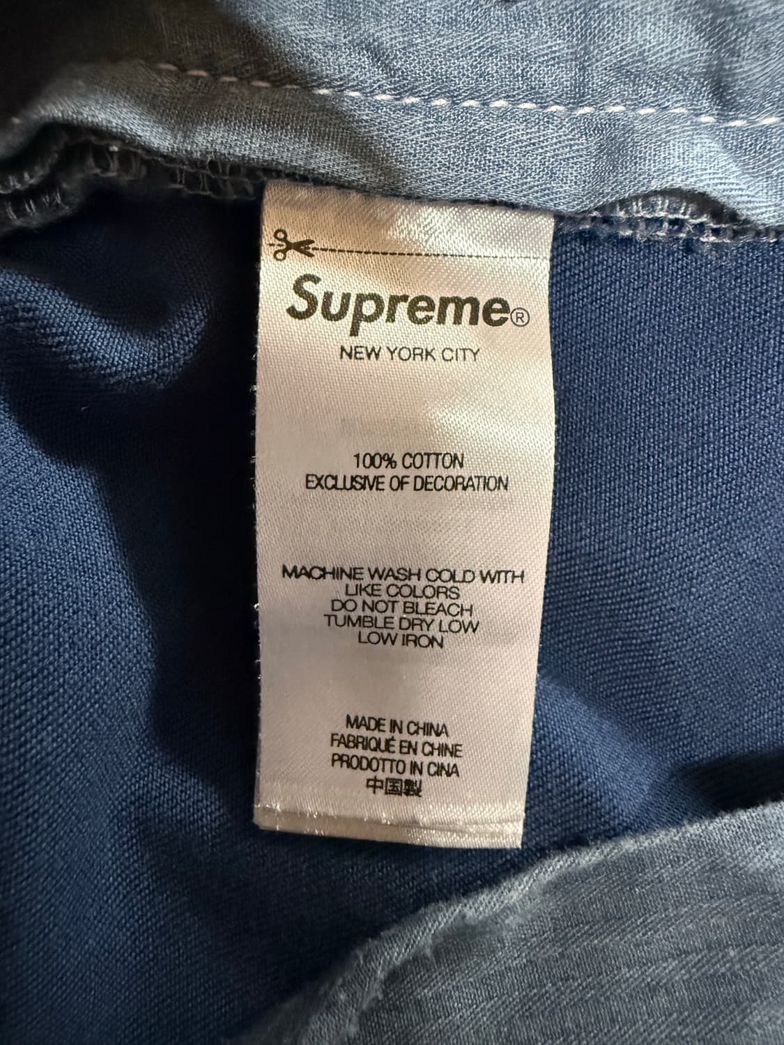 [30]슈프림 23fw 치노팬츠 워시드 네이비 Supreme 상품이미지8