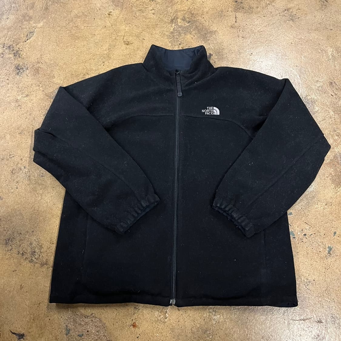 [정품/M] 노스페이스 블랙 플리스 바람막이 양면 집업 b10 상품이미지5