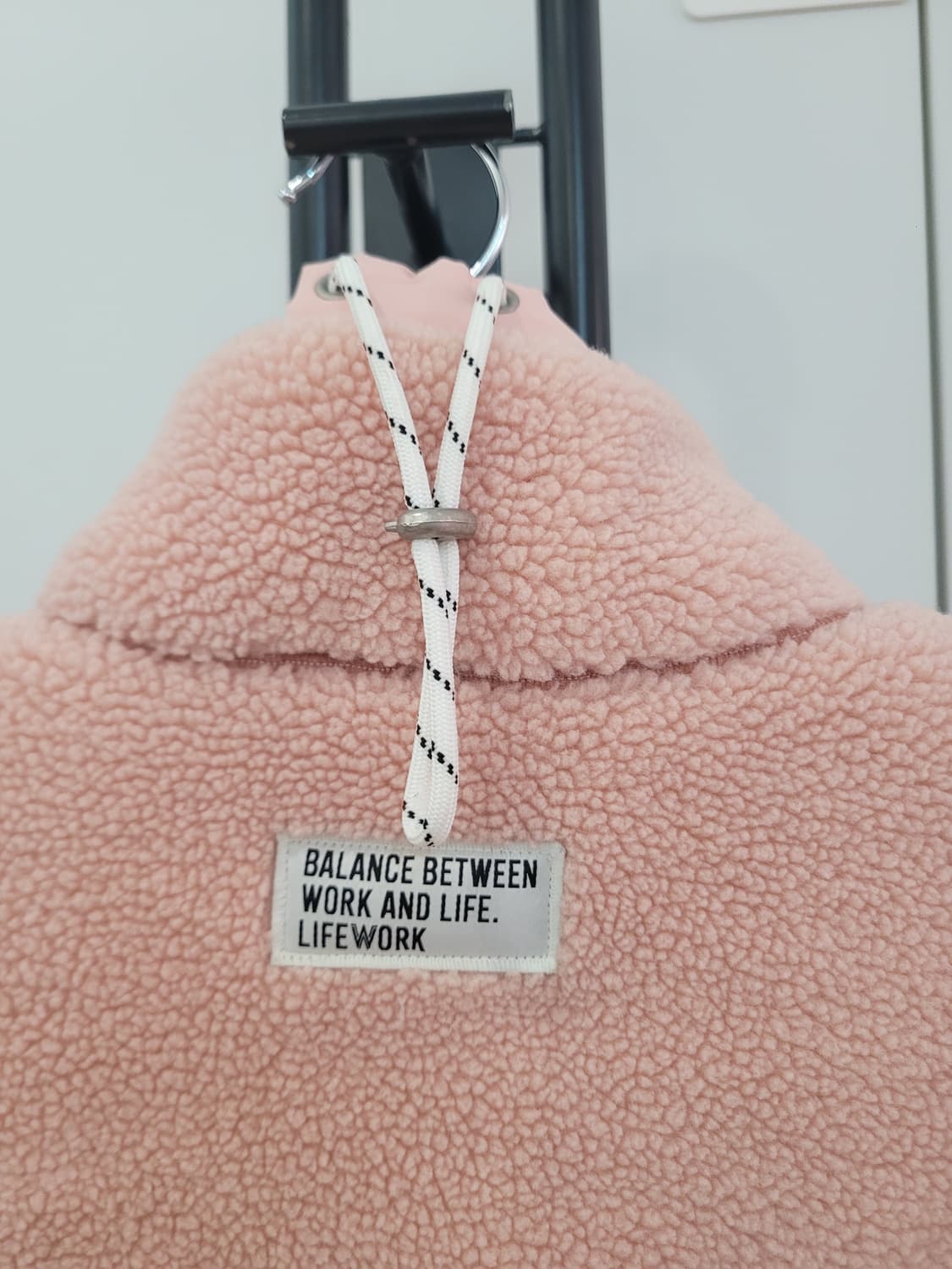 라이프워크 뽀글이 플리스 핑크 점퍼 S사이즈 상품이미지7