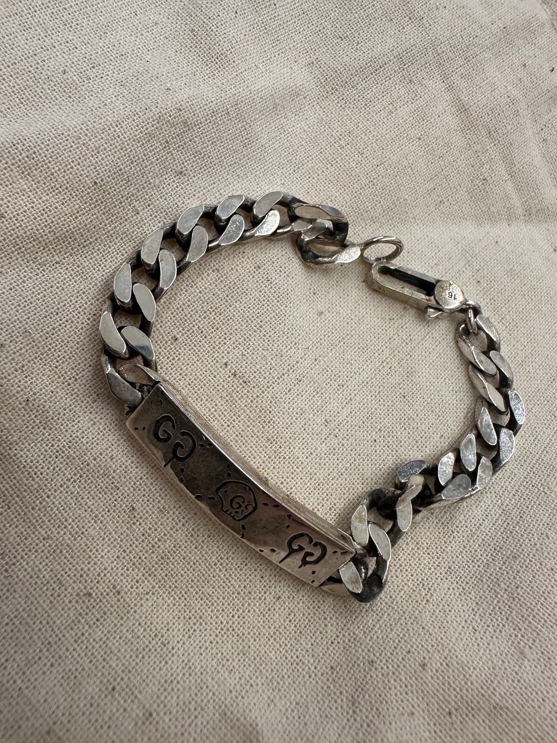 구찌 고스트 체인 팔찌 처분  상품이미지1