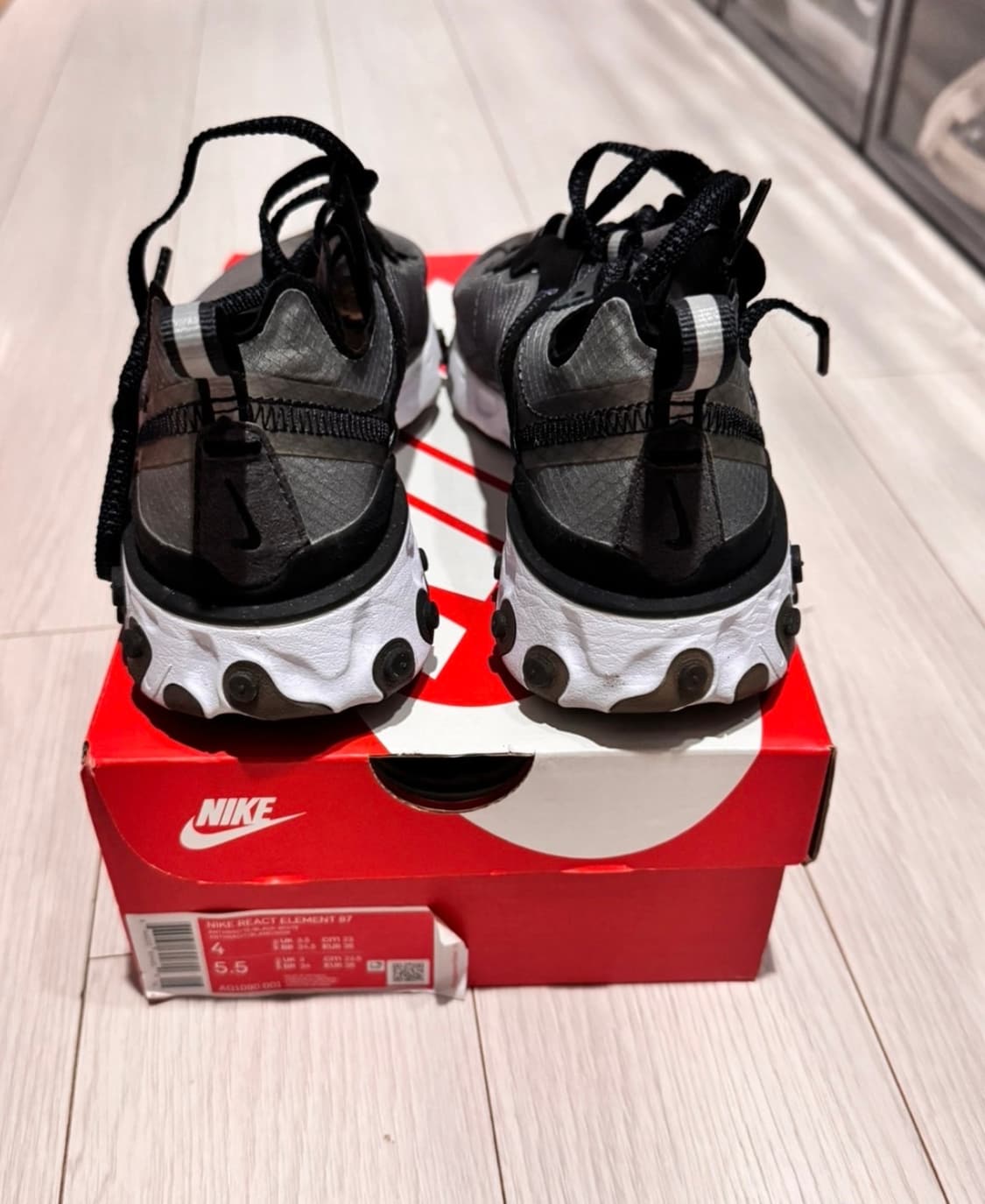 나이키 리액트 엘리먼트 87 앤트러사이트 블랙 225 상품이미지3
