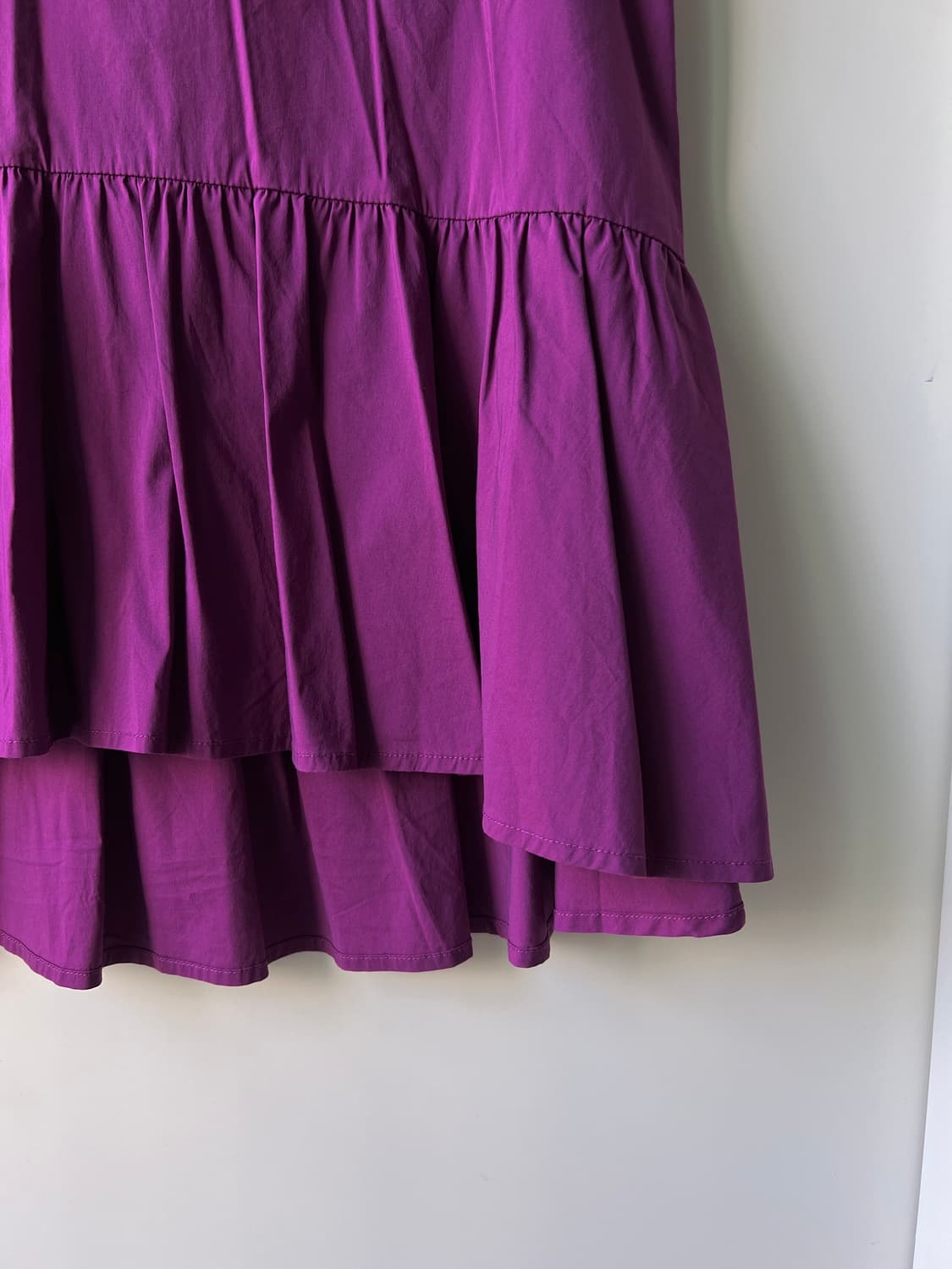 퍼플 리본 슬리브리스 상품이미지4