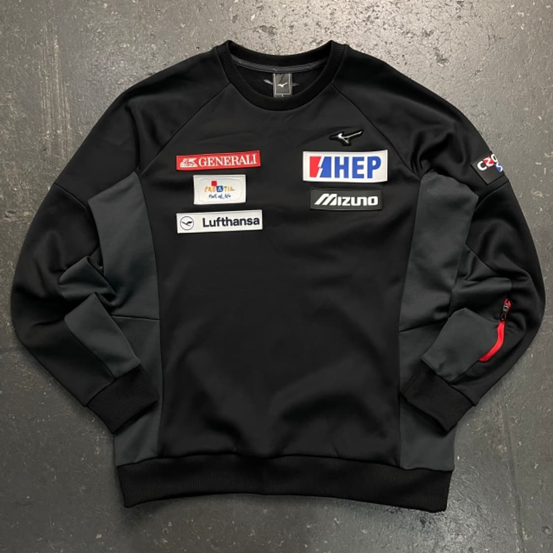 100 미즈노 크로스키 맨투맨  상품이미지1