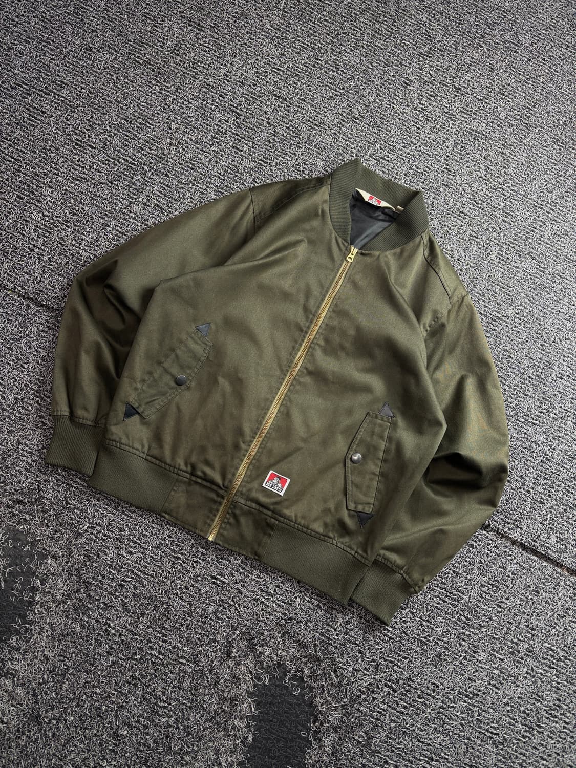 벤 데이비스 카키 플라이트 봄버 자켓 3382 상품이미지1