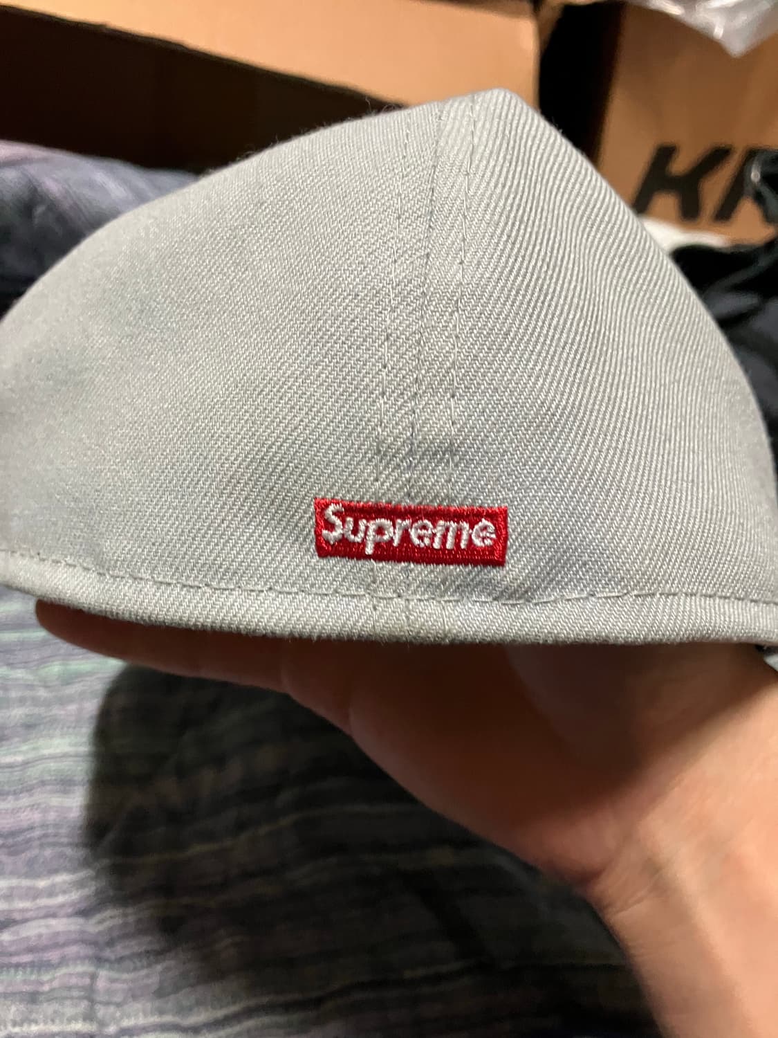 슈프림 s로고 뉴에라 그레이 22fw  714 상품이미지2