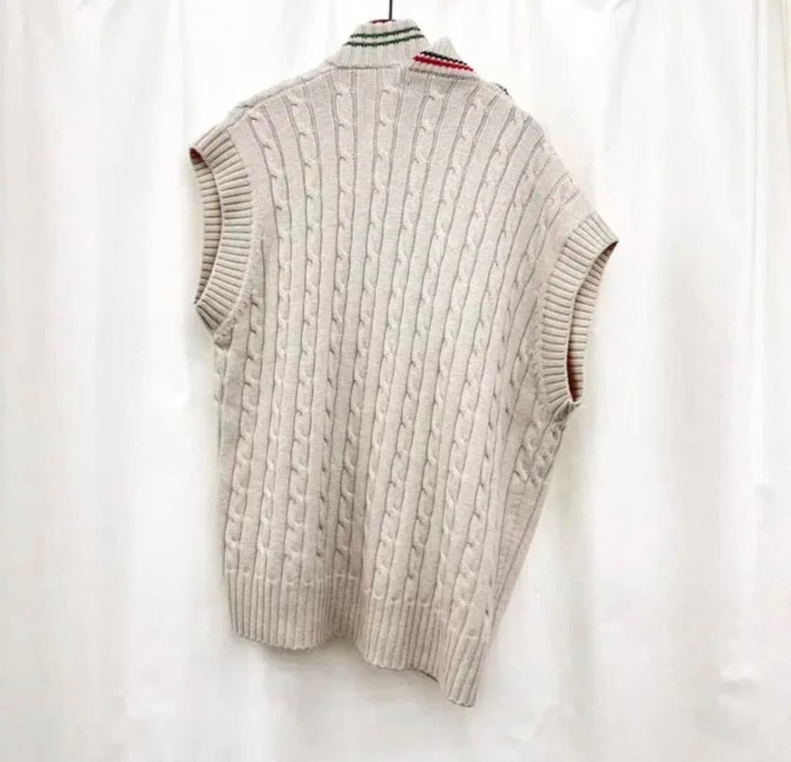 와이프로젝트 트리플 넥라인 니트 베스트 상품이미지7