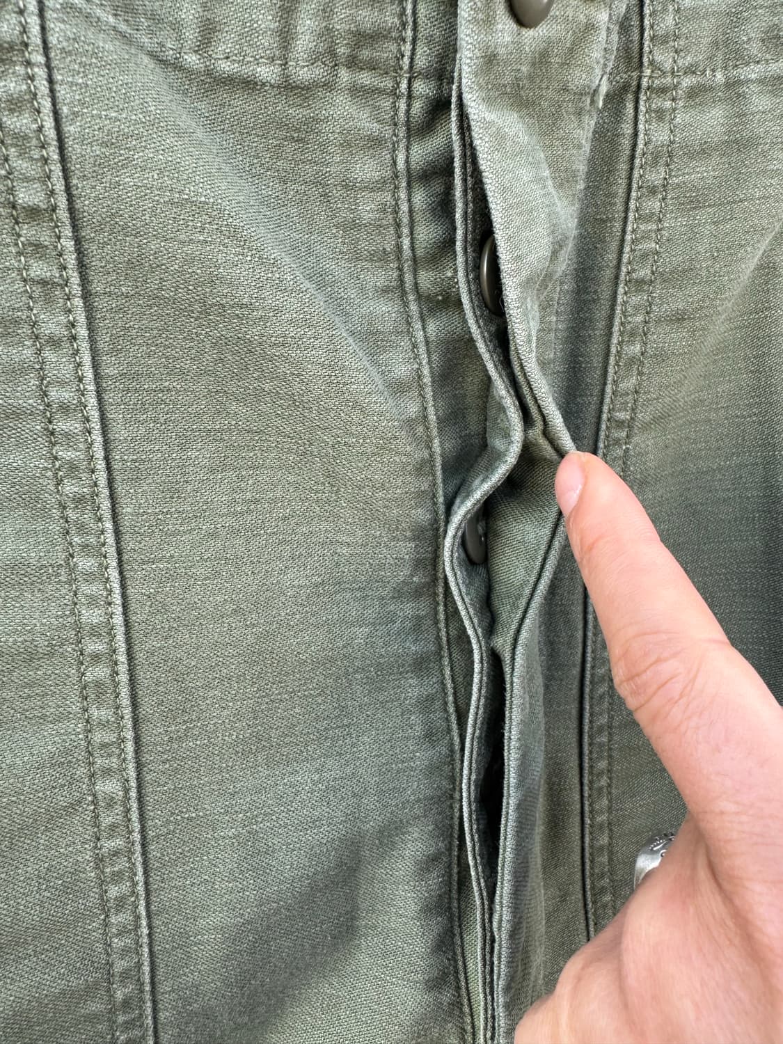 60s u.s.army 미군 오리지널 og-107 퍼티그 팬츠 34 상품이미지5