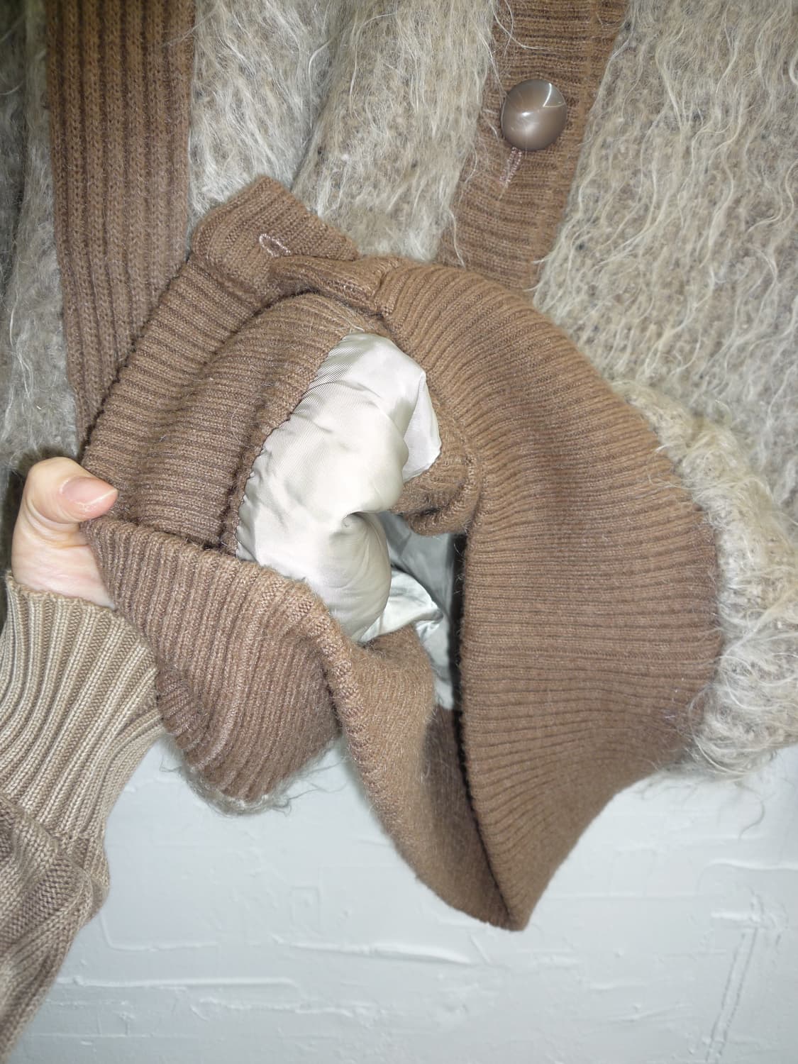 Mocha fur cardigan 상품이미지6