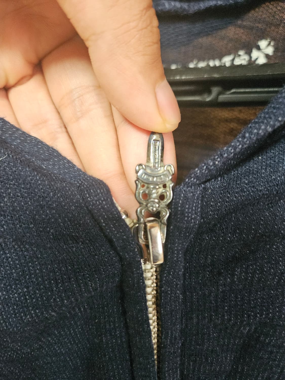 [M] 크롬하츠 세메터리 니트집업 상품이미지6