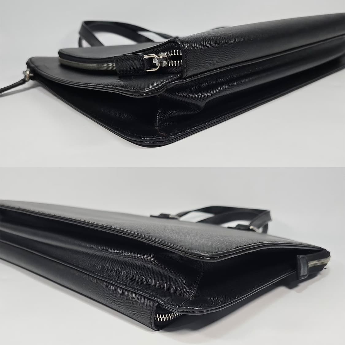 프라다 삼각로고 사피아노 브리프케이스 상품이미지6