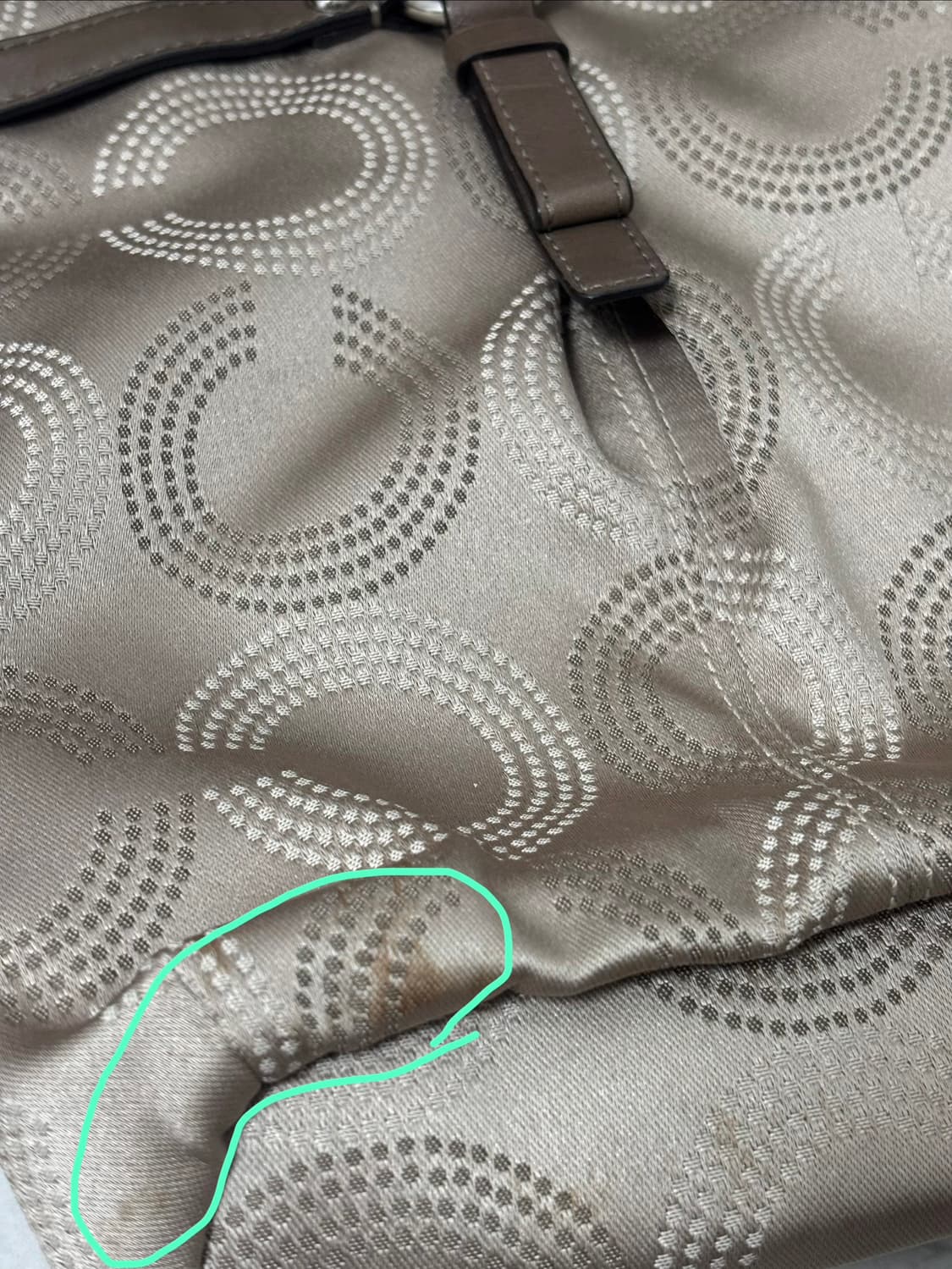 coach 코치 브라운 토트백 가방 라떼갸루 상품이미지9