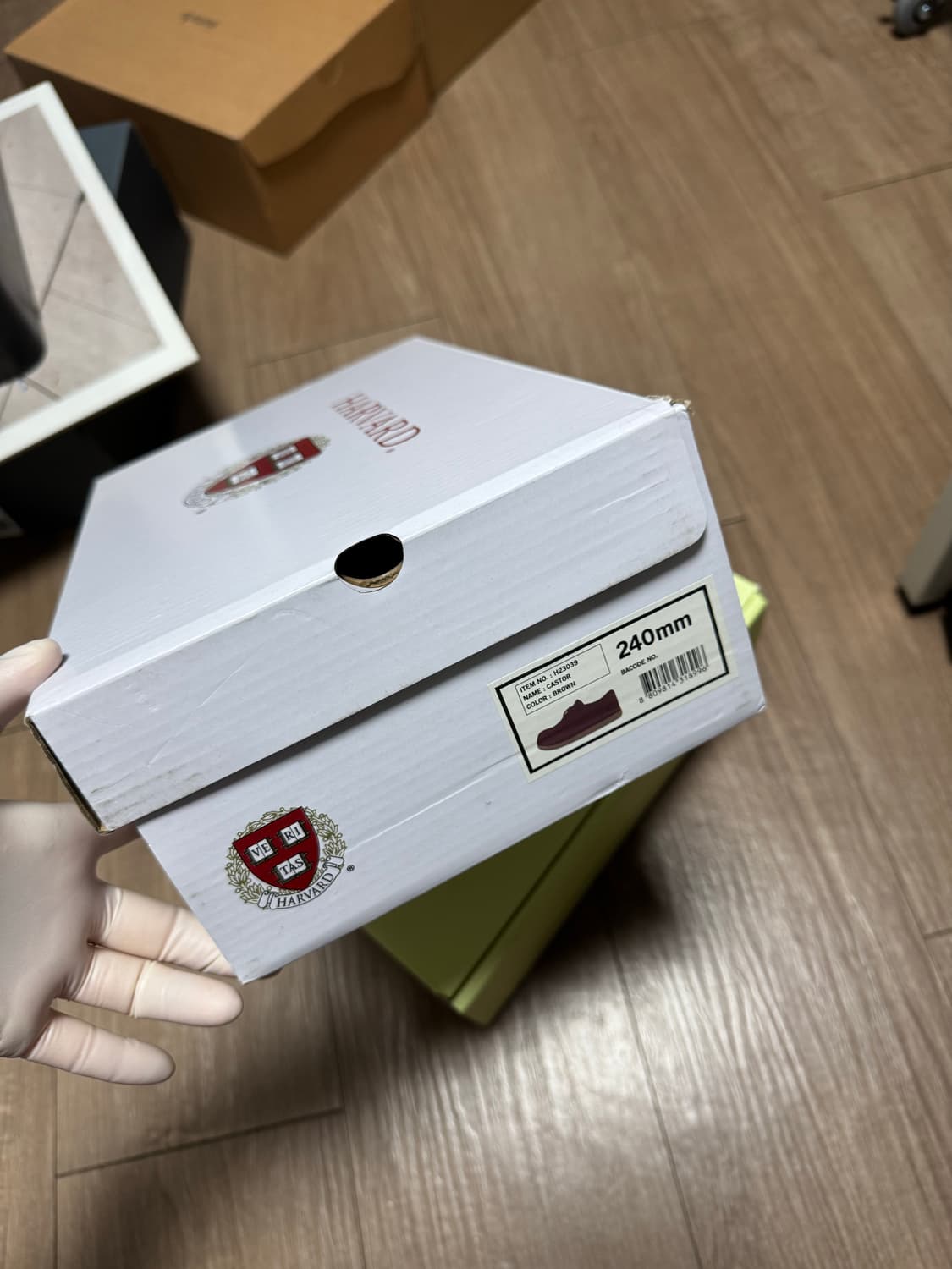 콜맨 하버드슈즈 가죽 로퍼 브라운 색상 240 size (수수료 무료) 상품이미지5