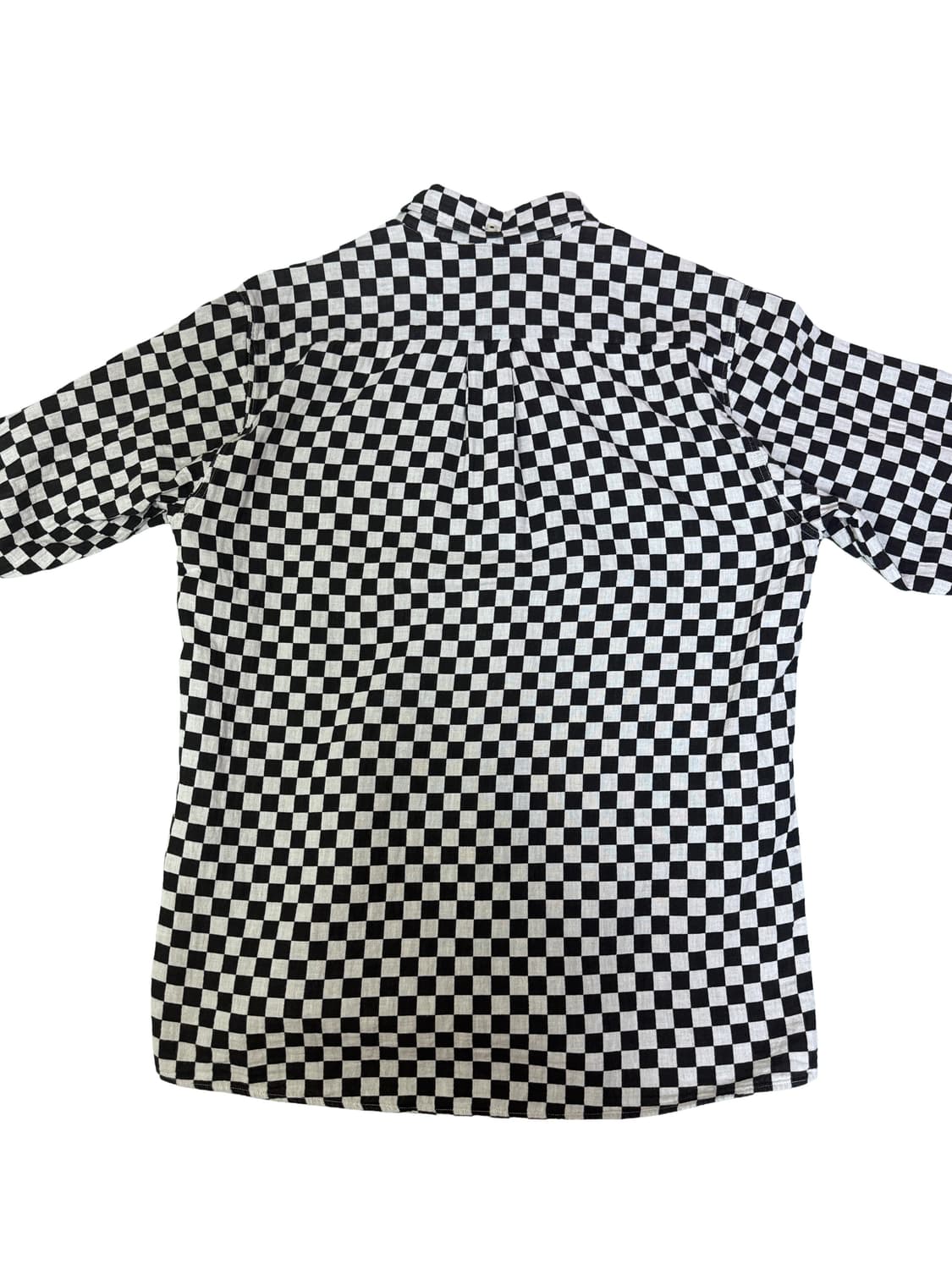 빈티지 00s 슈가케인 SUGAR CANE 체커보드 원포켓 셔츠 L 상품이미지7