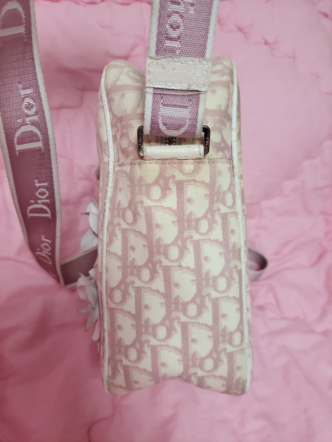 정품)급처상태양호!디올 오블리크핑크공주가방 숄더크로스백걸리백히메갸루양산형 상품이미지9