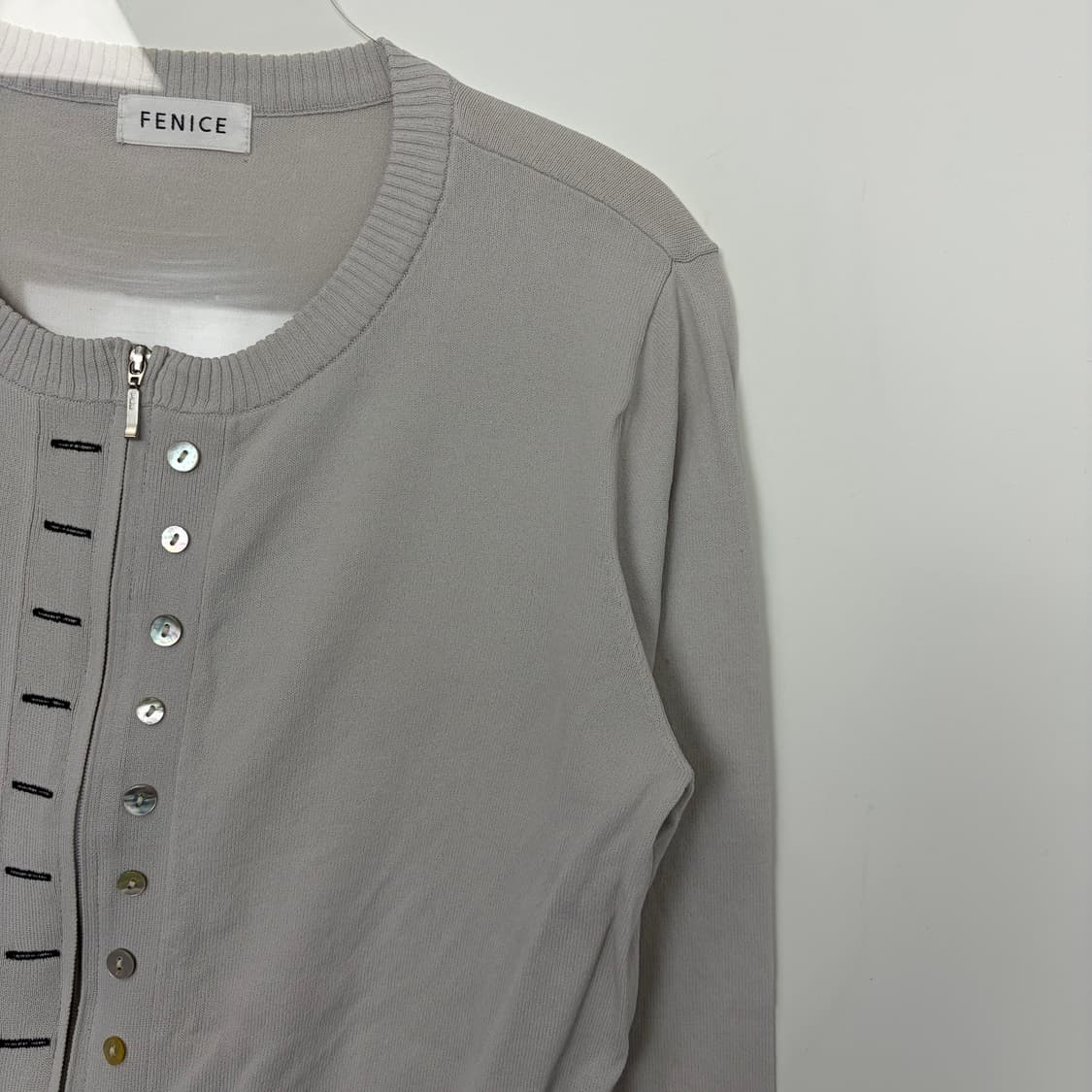Fenice 빈티지 버튼 집업 가디건 상품이미지3