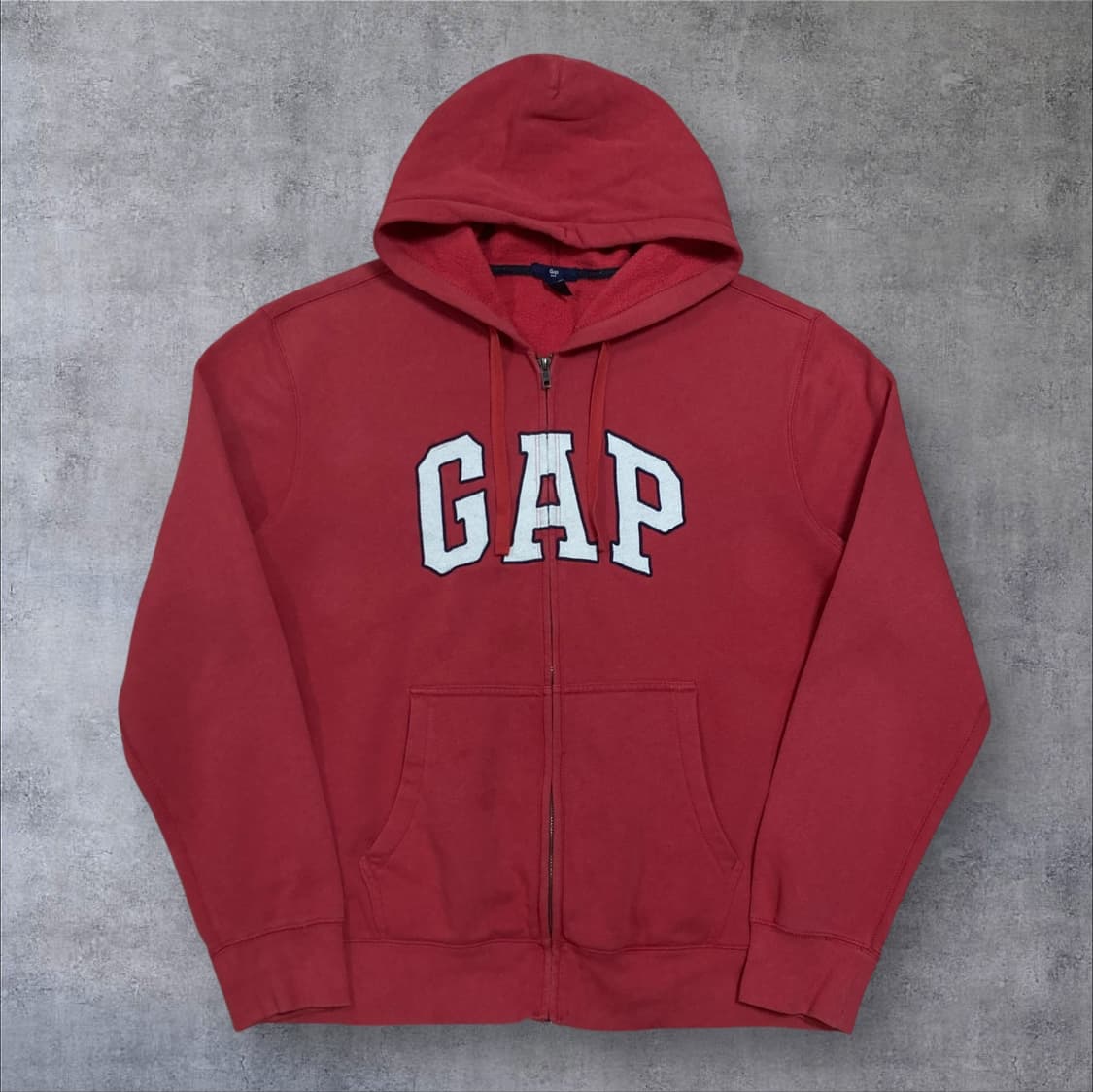 GAP 스펠아웃 빅로고 후드 집업 상품이미지1