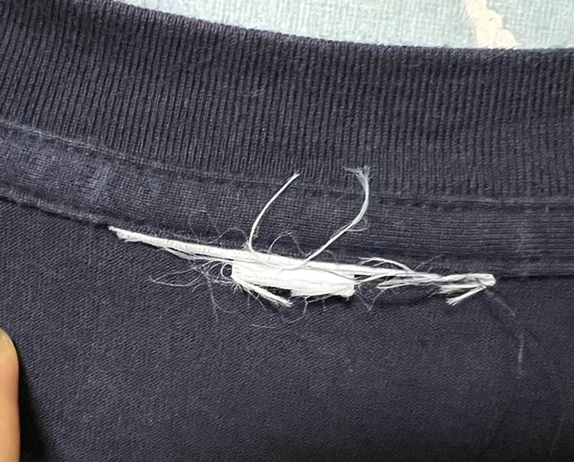라코스테 코믹스 레터링 악어패치 남자 반팔티셔츠 네이비 XL 105 상품이미지3