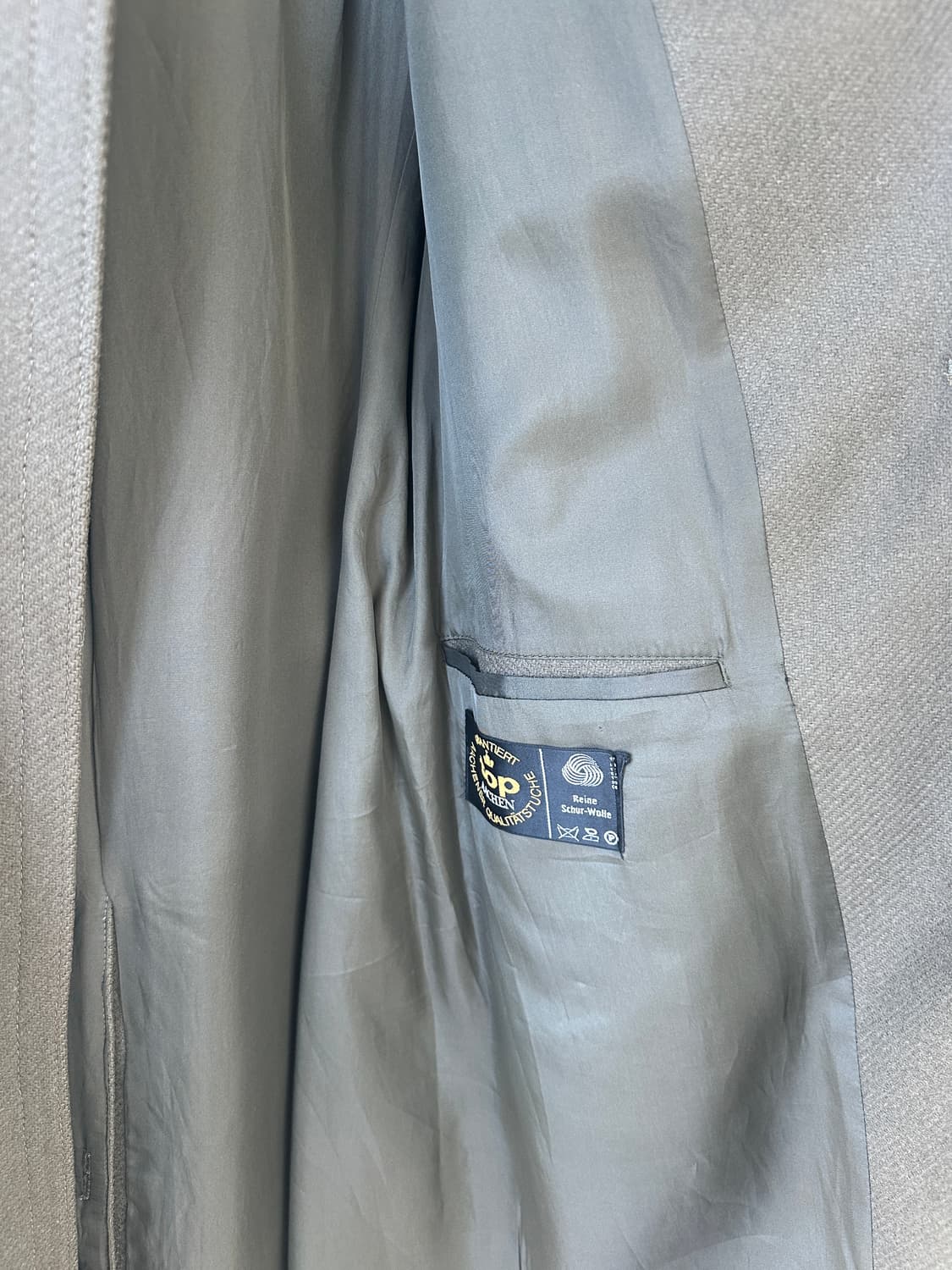 카키색 울 코트 105~110 (파리 유명 샵 구매) 상품이미지6