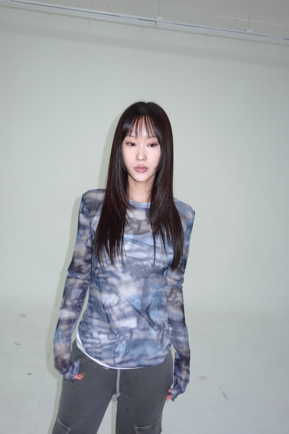 타이다이 시스루 티 상품이미지2