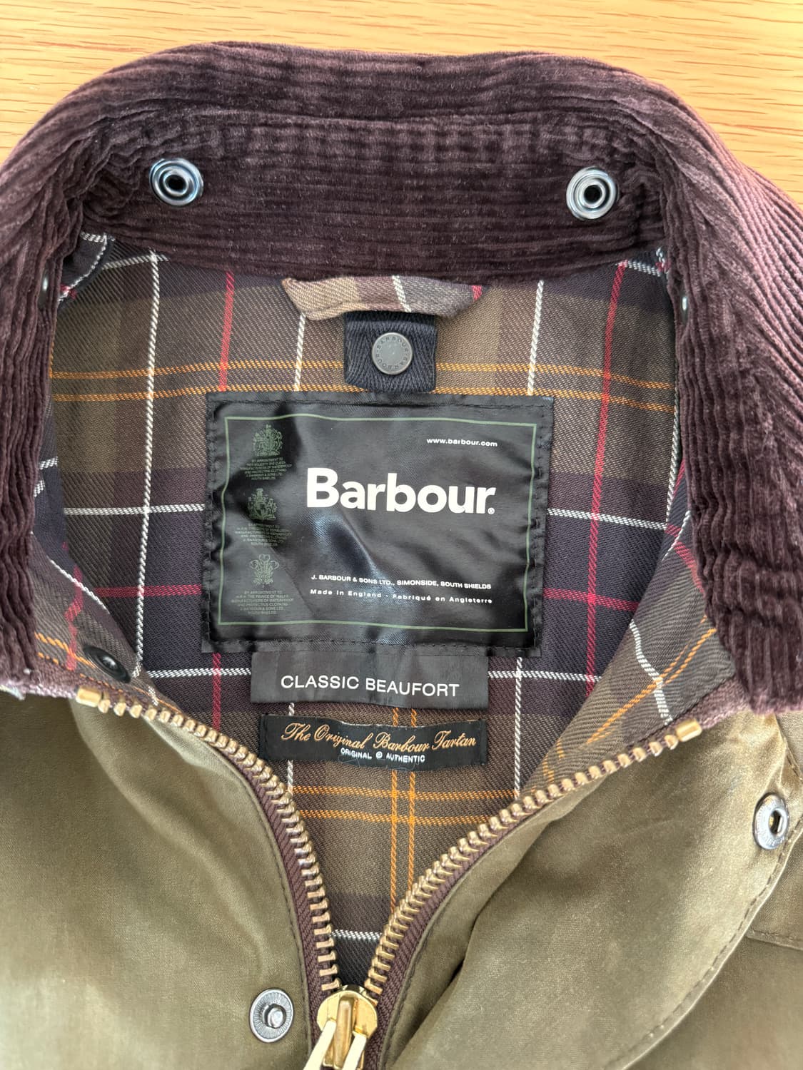 바버(Barbour) 클래식 비포트 왁스자켓(ENGLAND) 상품이미지9