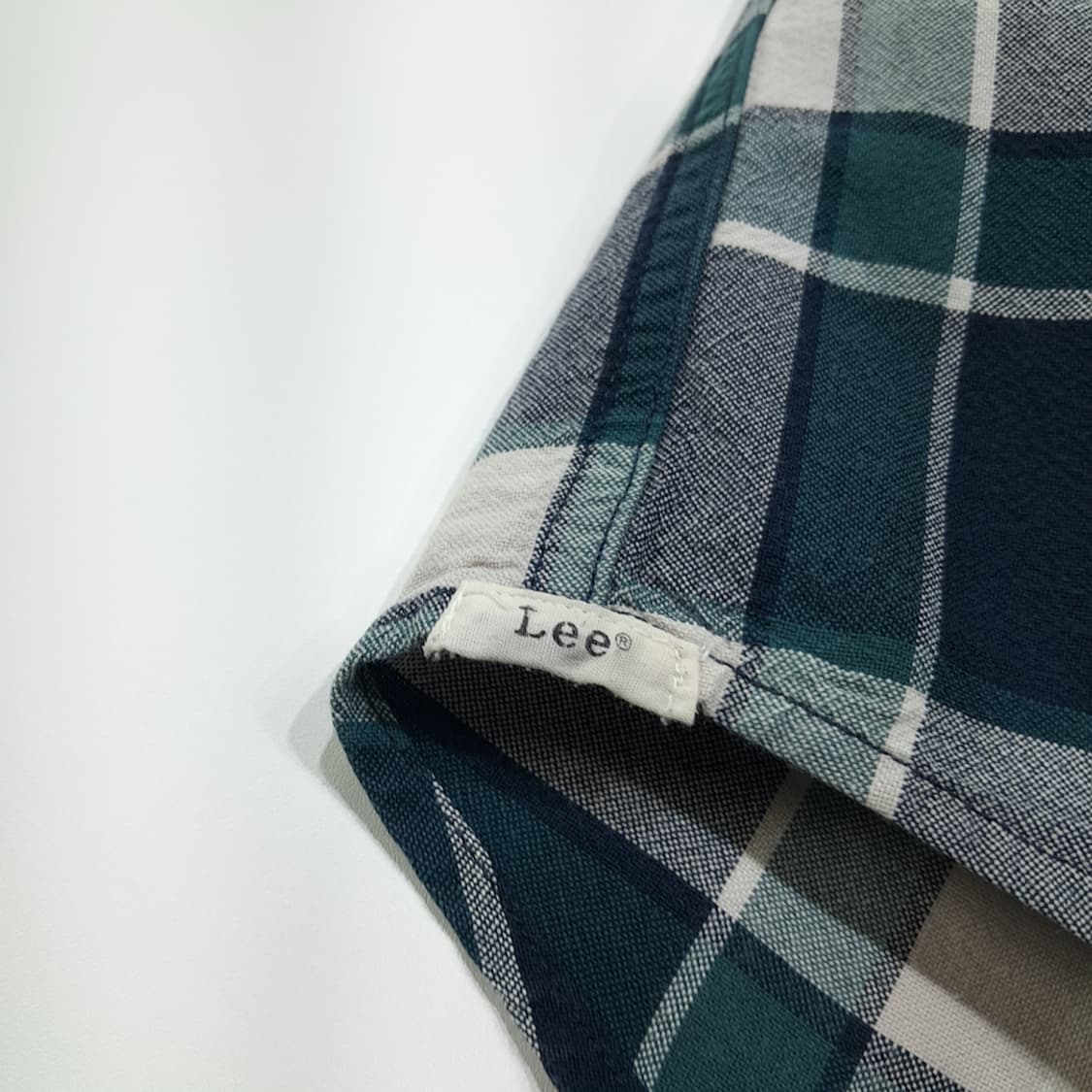 CL376 L 리 KANSAS 1889 체크 버튼다운 셔츠 남방 상품이미지7