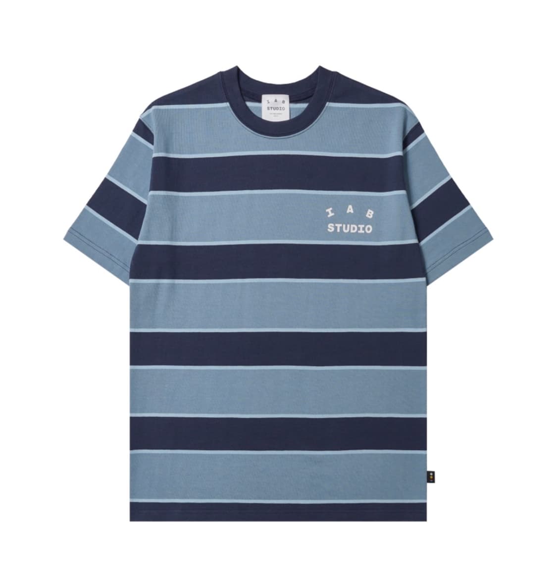 [M] 아이앱 스튜디오 스트라이프 티셔츠 블루 화이트 상품이미지2