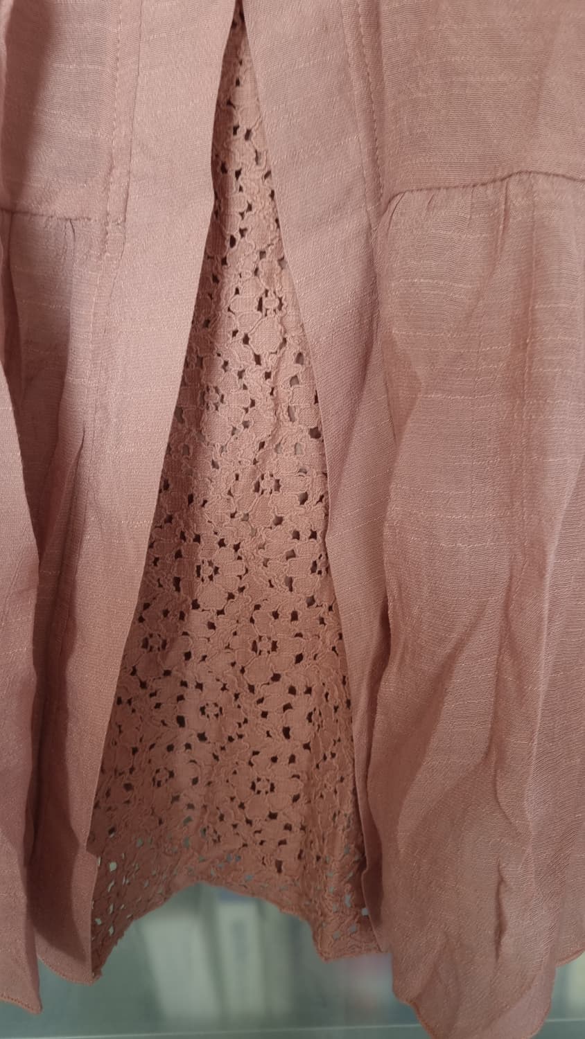 일본브랜드 핑크 롱스커트 상품이미지2