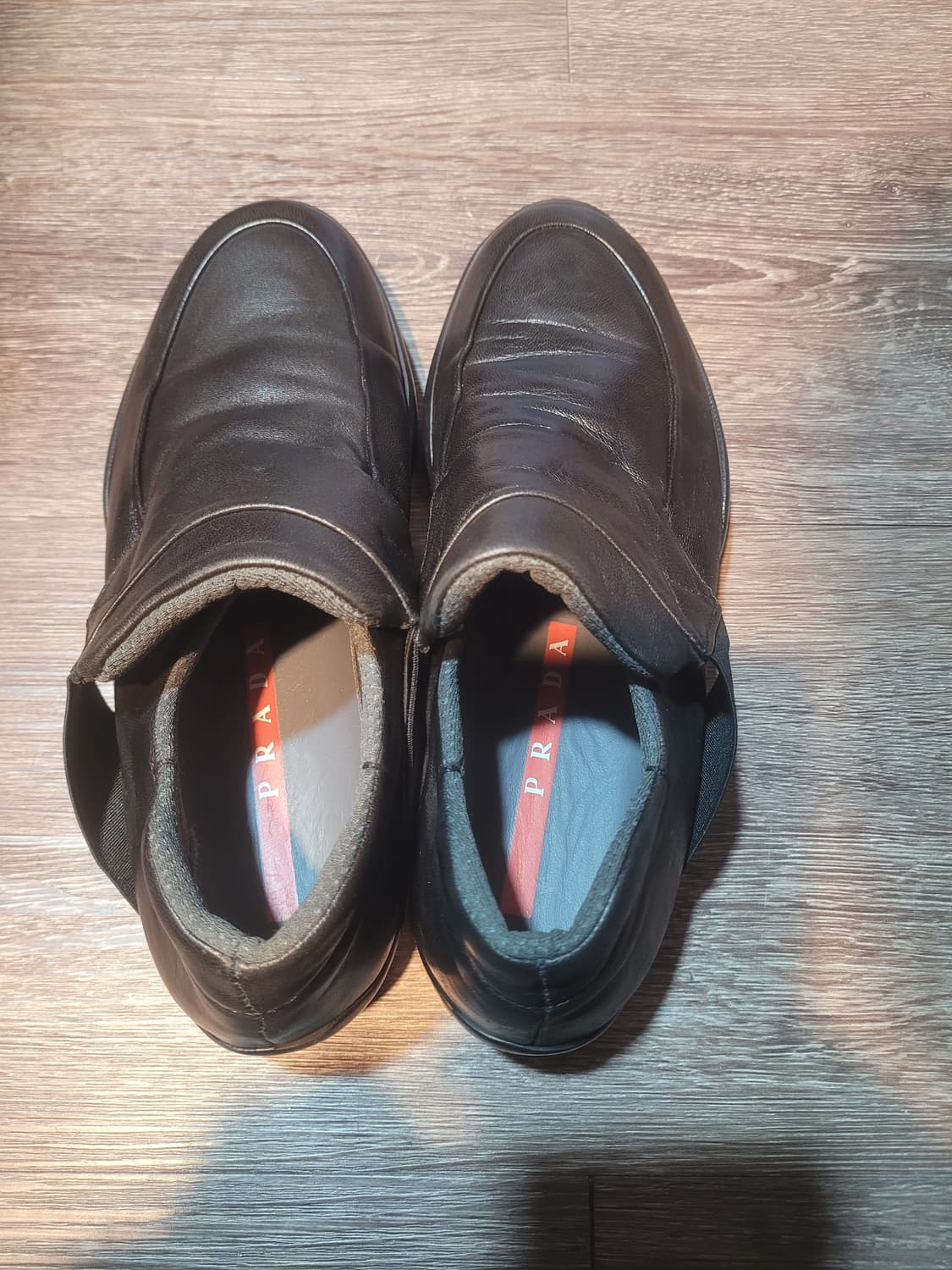 프라다 아카이브 스트랩 레더 로퍼 35 상품이미지3