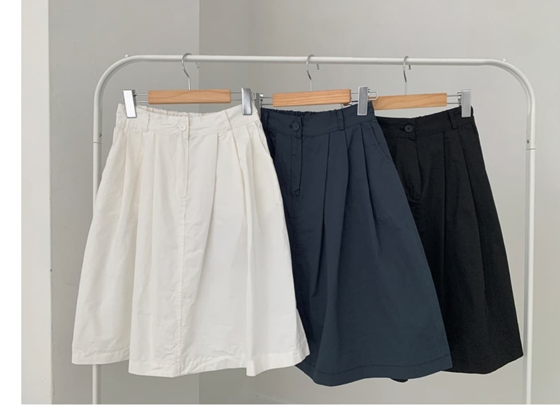 러브앤드팝 코히 미디스커트 아이보리 상품이미지2