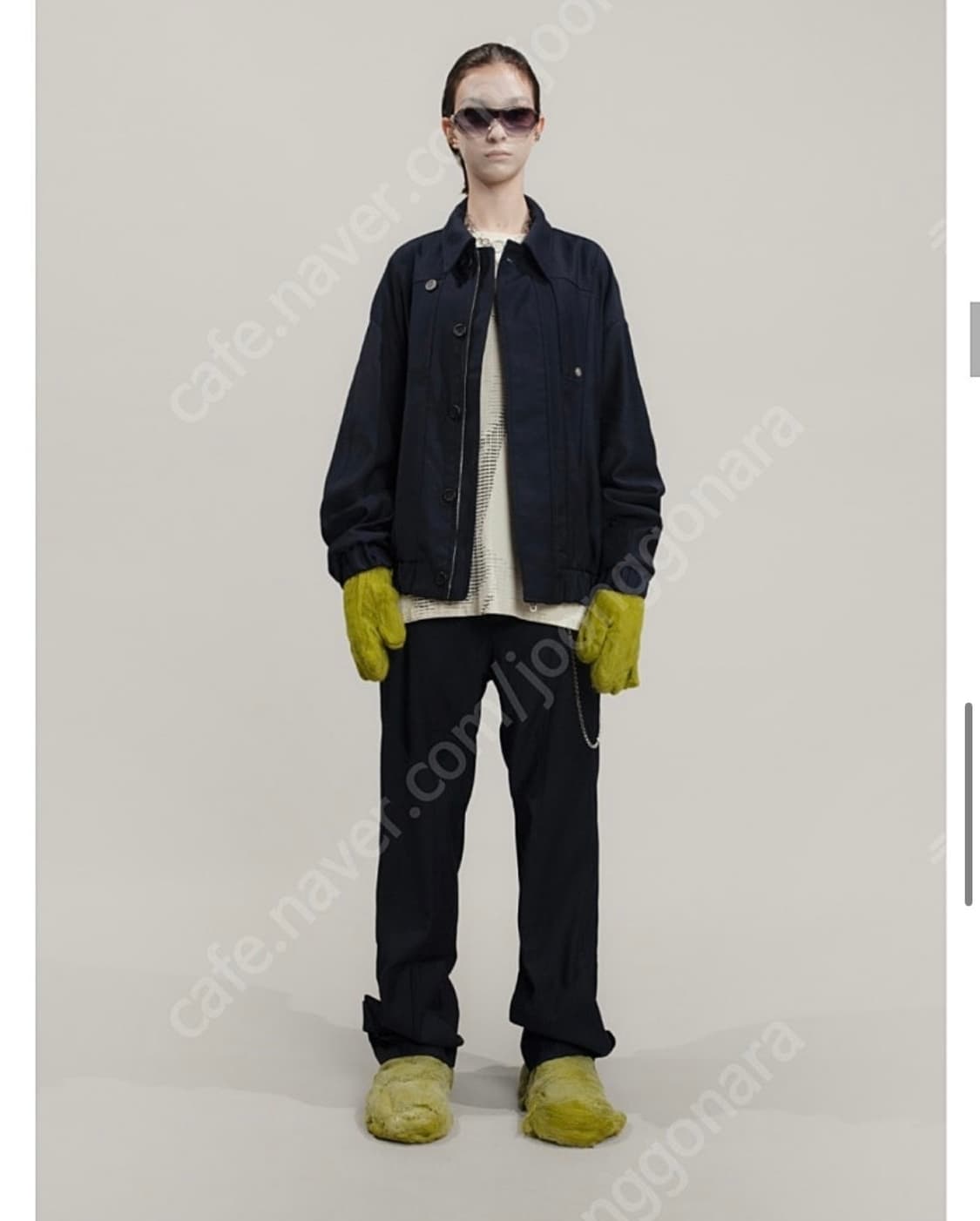 애드오프 프라그먼트 점퍼 자켓 블루종 M 상품이미지1