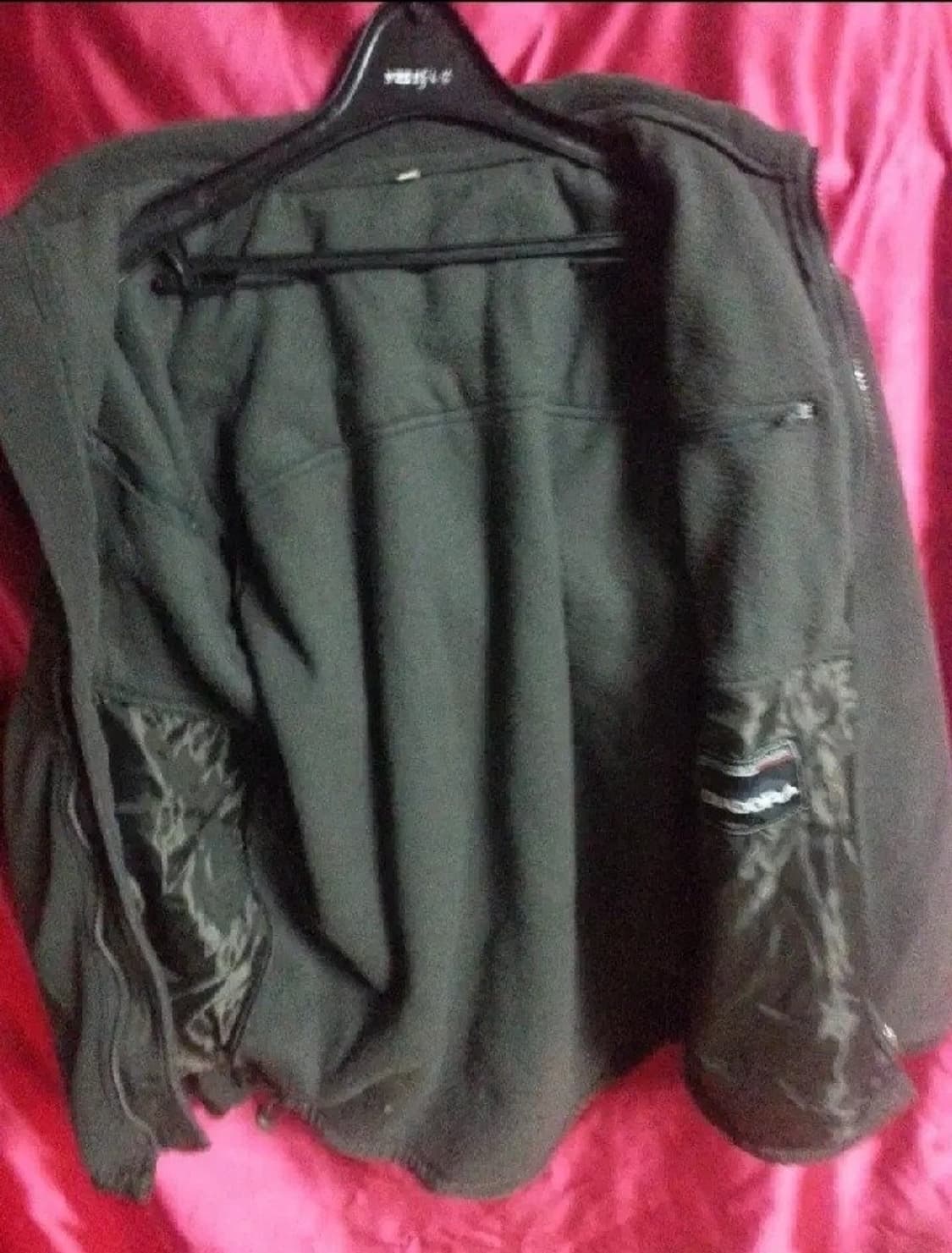 디아도라 기모 후리스 후드 집업 자켓 다크그레이 95 상품이미지3