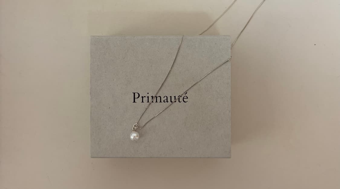 프리모떼 펄 네크리스 pearl necklace 실버925 상품이미지2