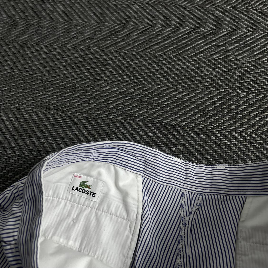 라코스테 스트라이프 치노 버뮤다 팬츠o 3863 상품이미지5