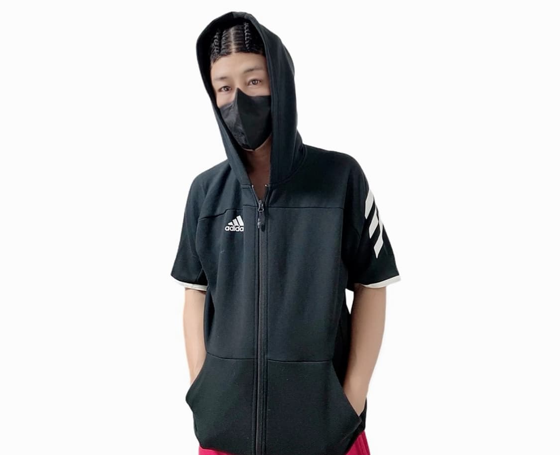 아디다스 후드반팔 져지집업 탑 상품이미지8