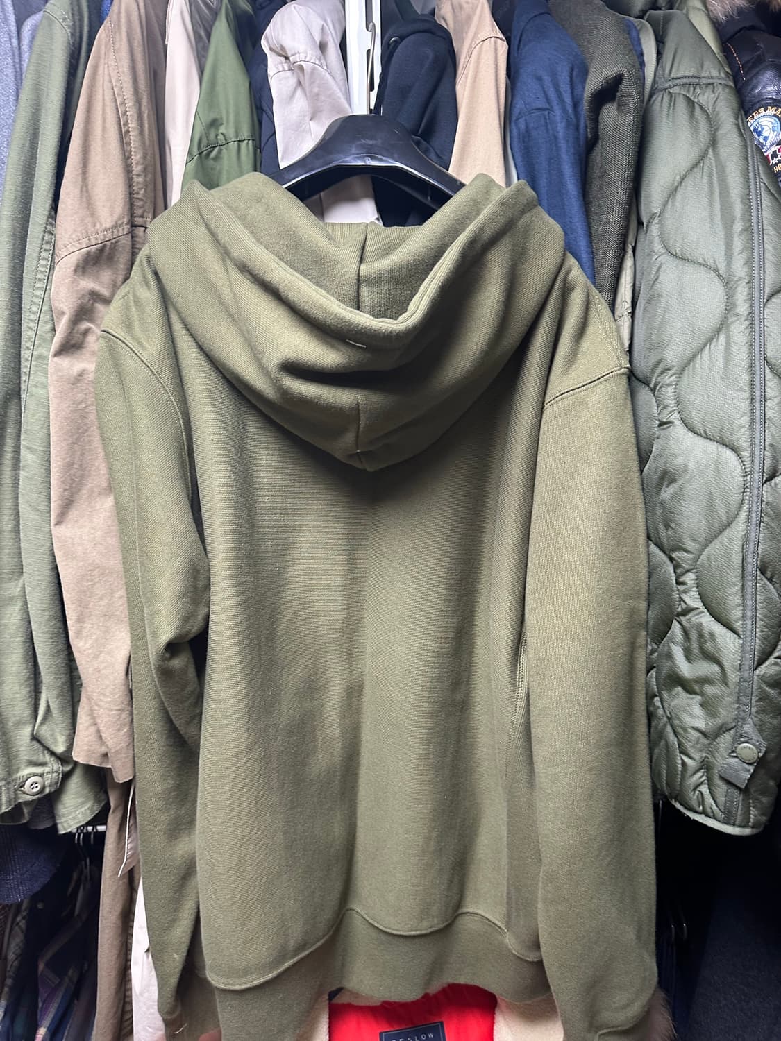 더레스큐 볼게임 후드집업 XL 1회착 새상품급 상품이미지2