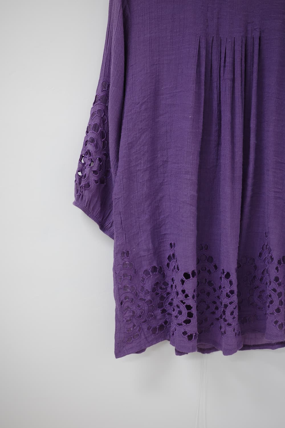 Purple vintage punching blouse 상품이미지5