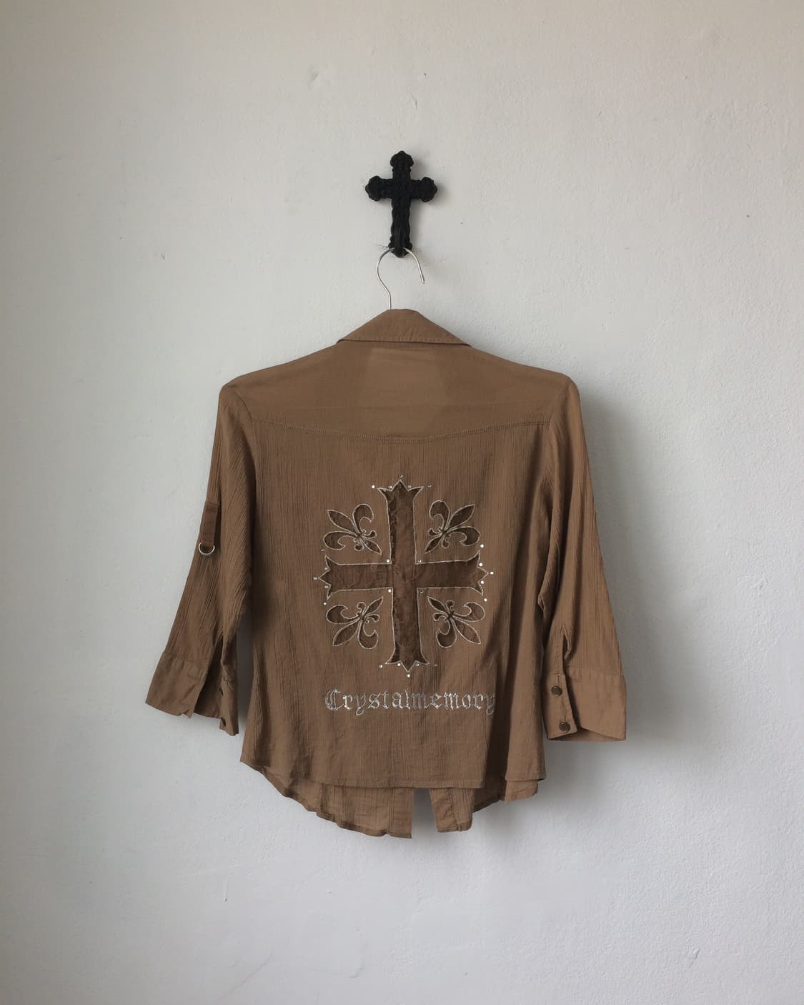 Back cross point shirt 상품이미지2