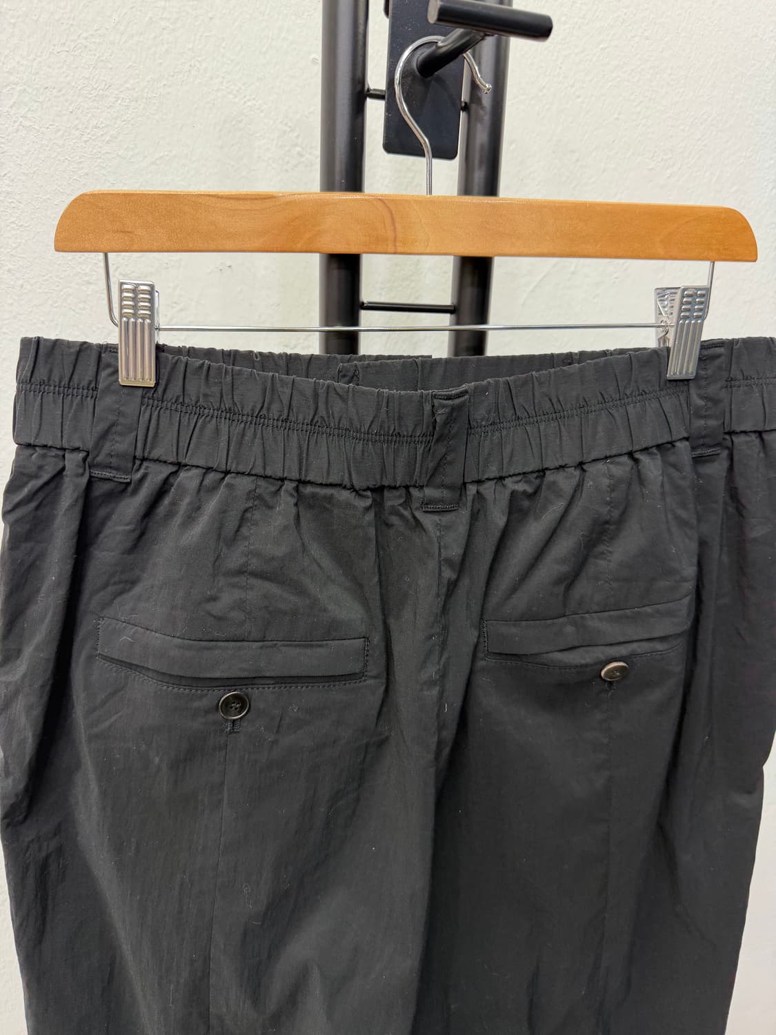 정품) 타임옴므 한섬 22ss 밴딩 와이드 팬츠 86 상품이미지5