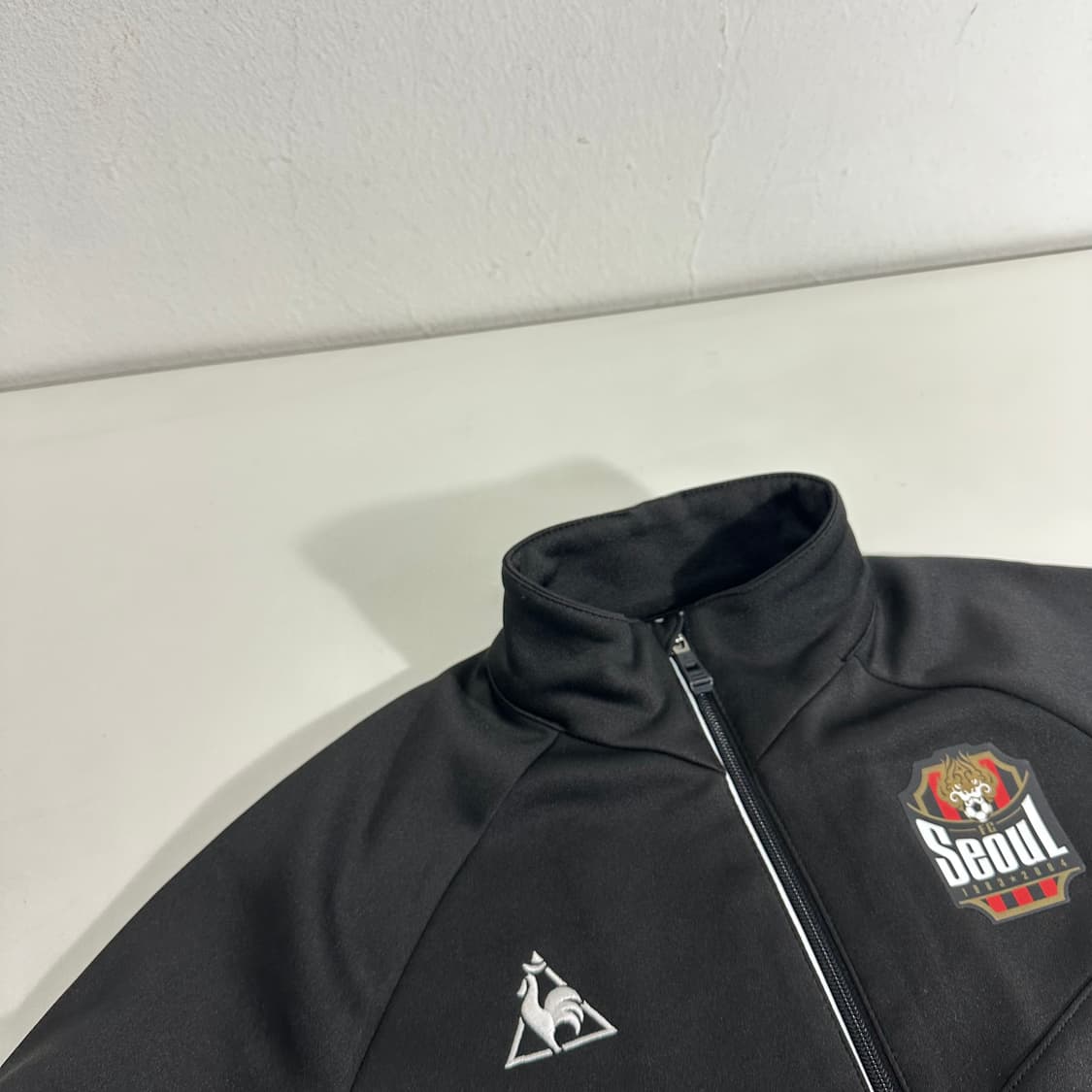 키즈 145 르꼬끄 FC서울 블랙 트랙탑 집업 져지 상품이미지4