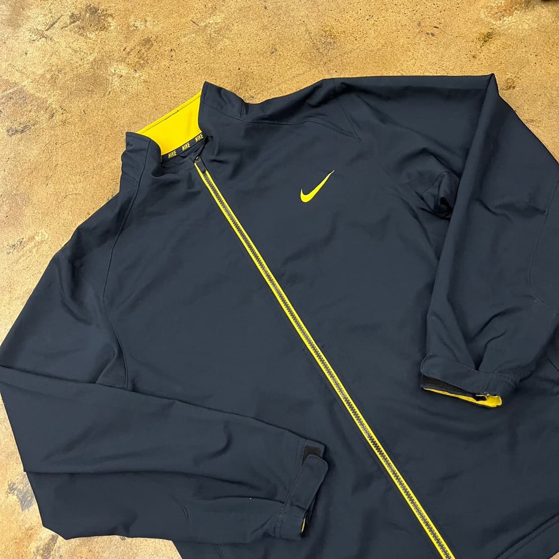 [정품/XL] 나이키 블랙 옐로우 져지 트랙탑 자켓 b18 상품이미지1