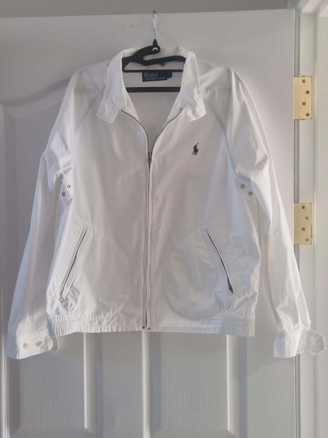 폴로 랄프로렌 화이트 헤링턴 자켓 상품이미지1