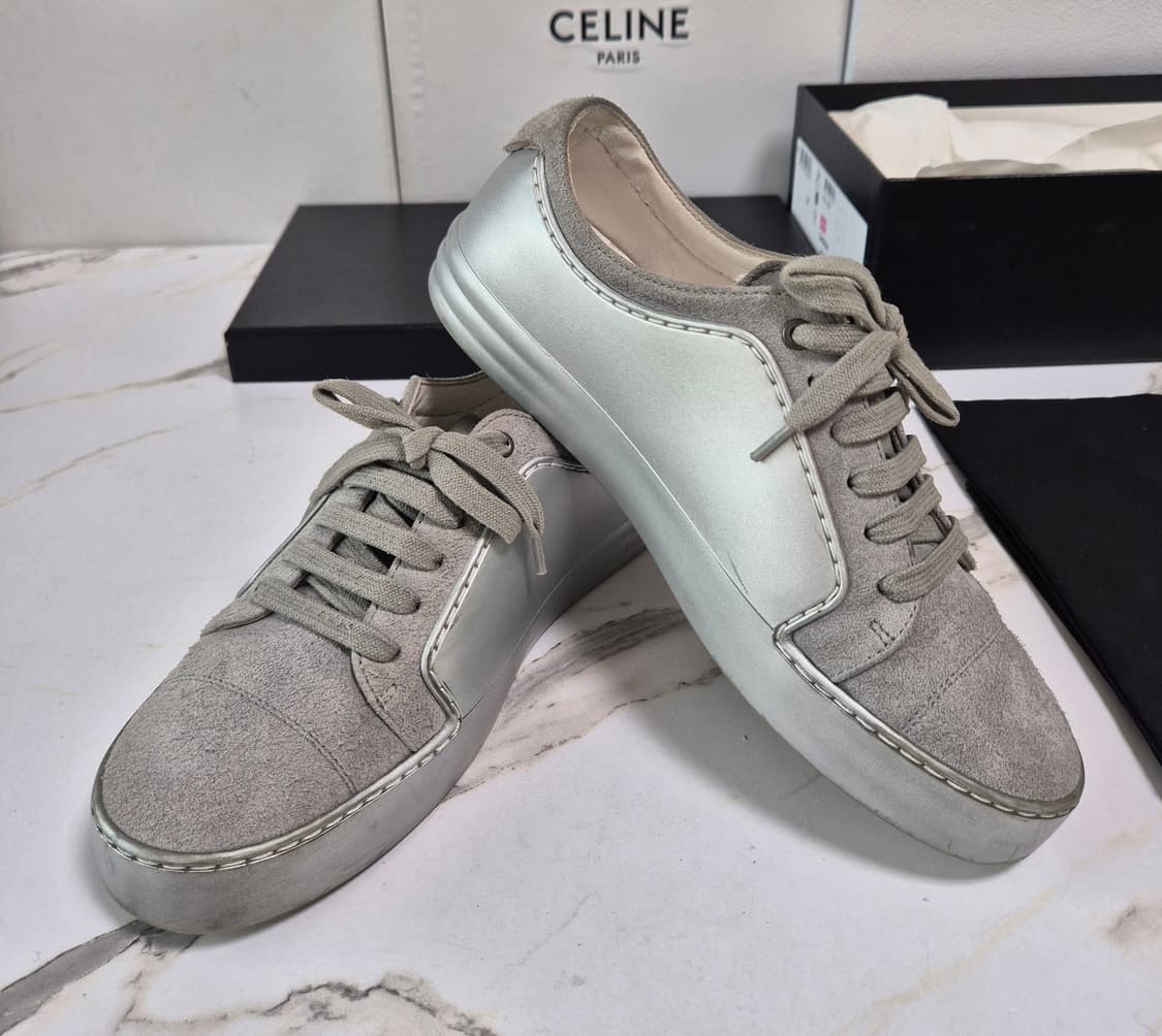 (정품) 샤넬 로우탑 스웨이드 스니커즈 36.5 상품이미지10