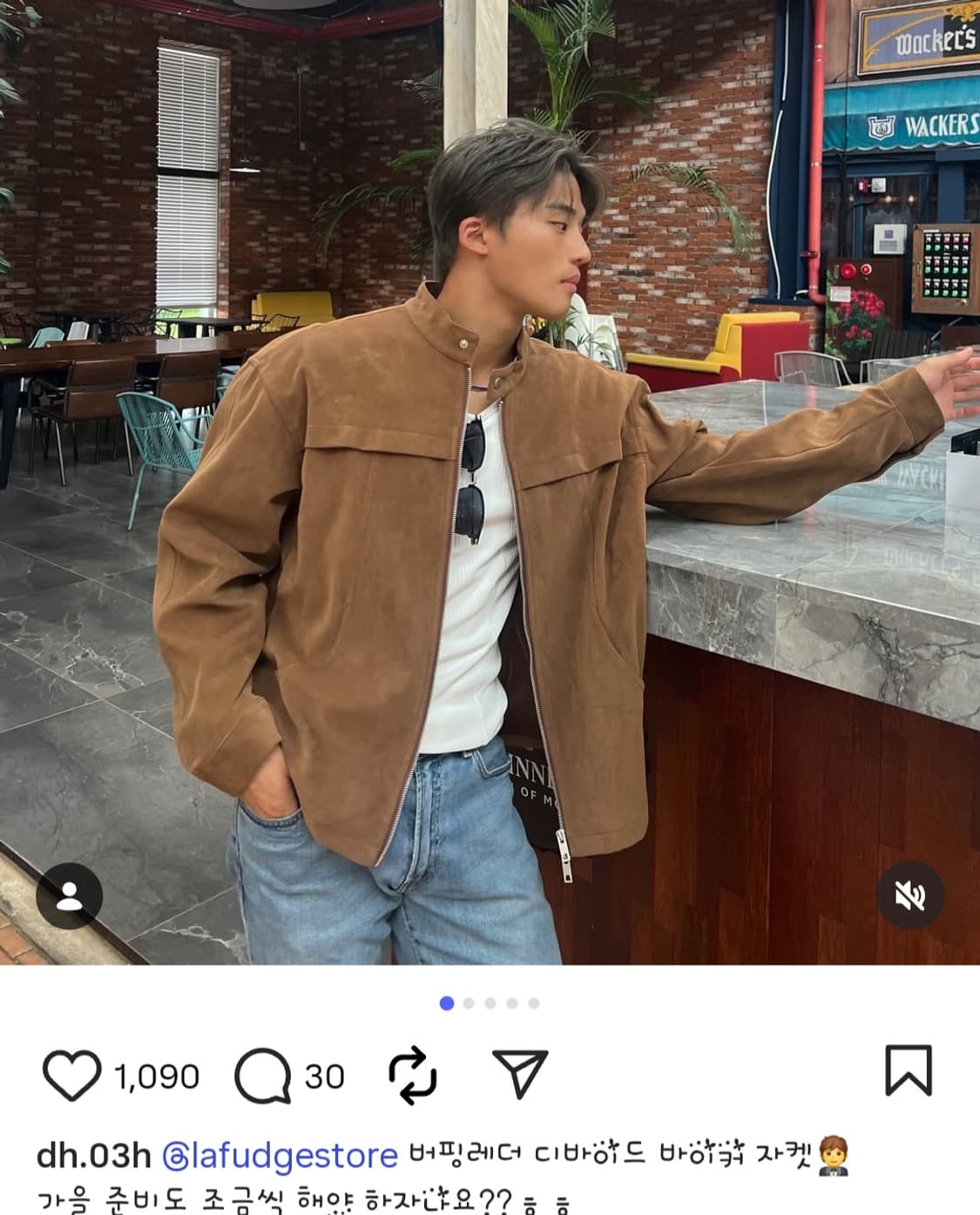 라퍼지스토어 스웨이드 레이싱 자켓 상품이미지1
