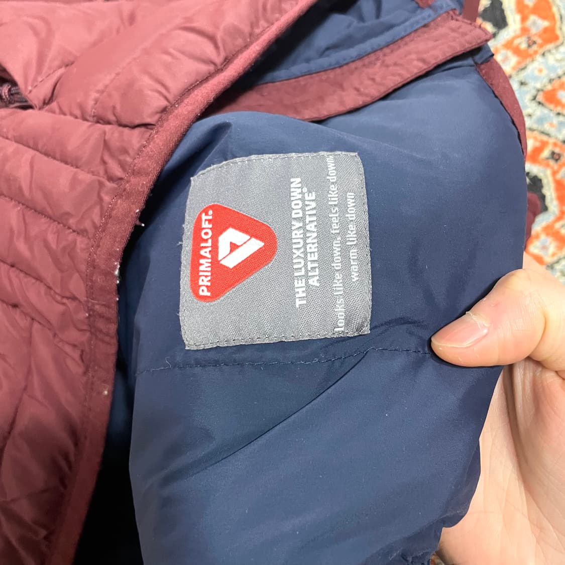 갭 버건디 패딩조끼 남성XS 상품이미지5