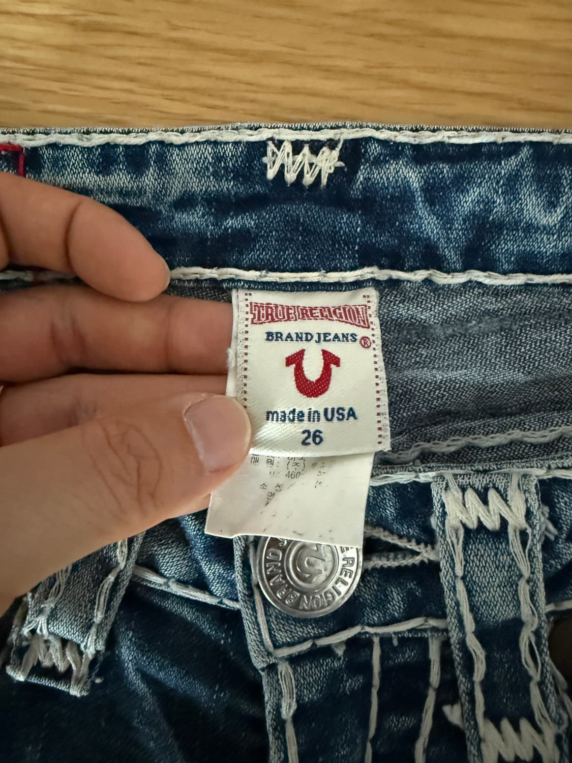 트루릴리젼(True Religion) 부츠컷 데님 팬츠(U.S.A) 상품이미지9