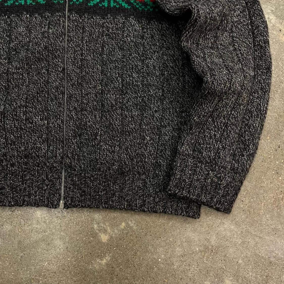 베네통 니트집업 MADE IN ITALY[XL] 상품이미지4