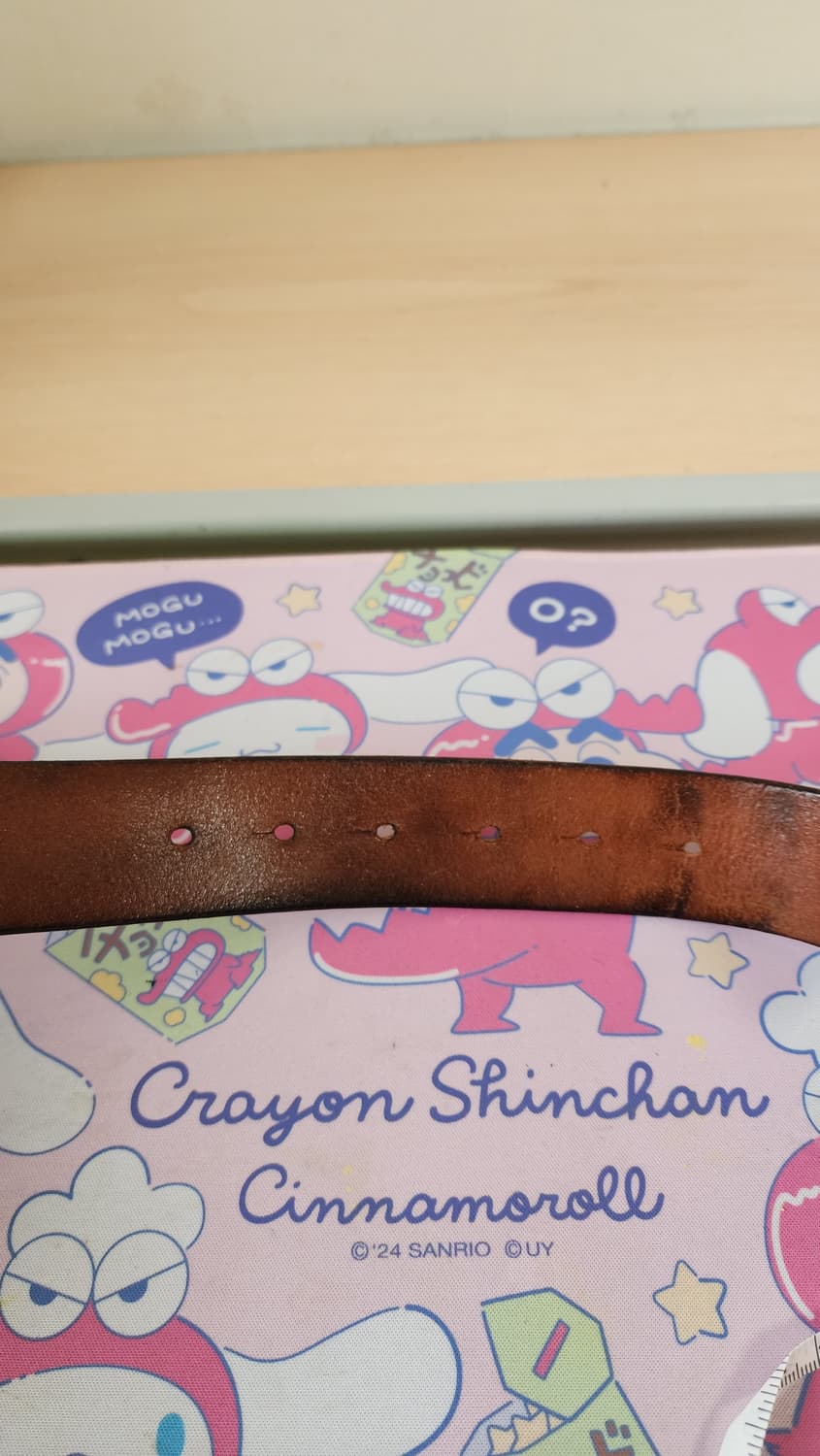 캘빈클라인 CK 빈티지 황동 버클 통가죽 벨트 상품이미지7